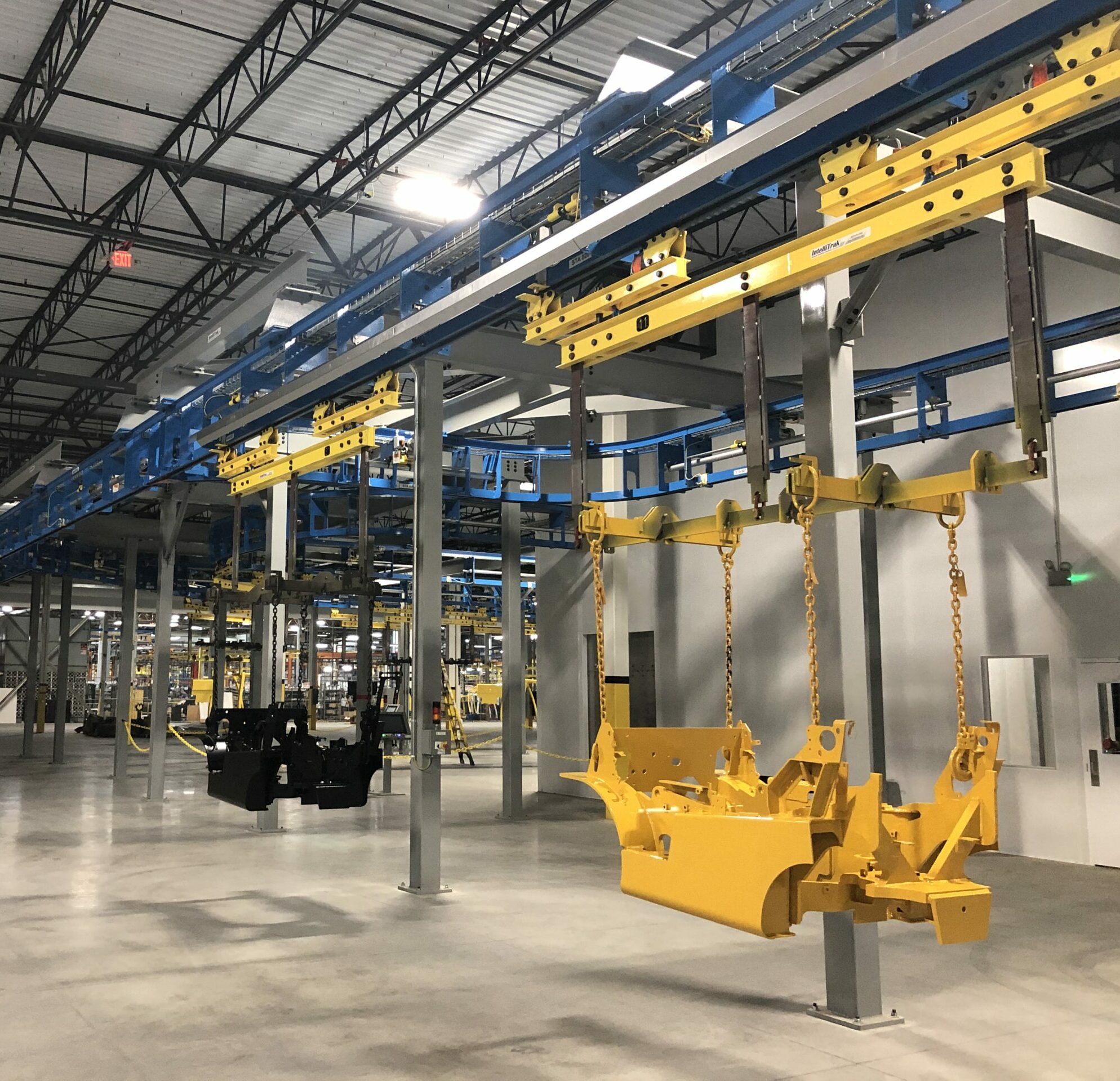 OCS Super Duty-balk med tung last i produktionslokal